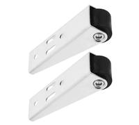 LIFKICH Ruote in in Nailon Galvanizzato per e Silenzioso di Supporto Legno 2 Design Scorrevoli da Cancelli da Giardino in Ufficio e Area di Lavoro