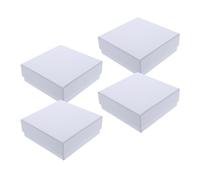 LIFKICH Scatola da Laboratorio per Microprovette 100 Pozzetti, Set 4 Pezzi in Cartone, Contenitore per Conservazione Criogenica, Organizzatore per Campioni da Congelatore