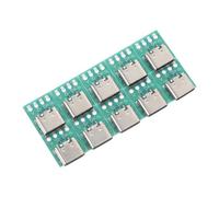 LIFKICH Scheda USB C Connettore Femmina 3.1, Modulo Convertitore PCB per Cavo Dati, Set da 10 Pezzi, per Uso Casalingo e Ufficio, Trasmissione Dati Veloce e Stabile