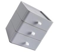 LIFKICH Scrivania Multi-Livello Organizer Cassetto e Cassettiera Portaoggetti per Ufficio e Casa, Materiale Resistente e Design Funzionale