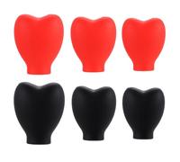 LIFKICH Set 6 Pezzi Copripennelli per Trucco in Silicone Flessibile Custodie Protettive Antipolvere per Pennelli di Diverse Misure per Viaggi e Conservazione Pennelli Make-Up