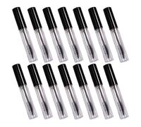 LIFKICH Set da 1 Kit di Tubi Vuoti per Mascara Ricaricabili da 4ml con Bacchetta e Imbuto in Abs Nero, Compatto e Leggero, per Cosmetica Donna e Viaggi