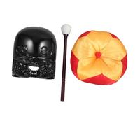 LIFKICH Set per Meditazione Blocco del Tempio e Cuscino in Acrilico, Suono Chiaro e Superficie Liscia, per Pratiche nel Tempio e Meditazione Buddhista