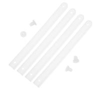 LIFKICH Side drawer slides 7,28 in, guide per cassetti, plastico bianco, 2 set con accessori, per cassetti e hidden door, ricambi per mobili, riducono l'impatto alla chiusura