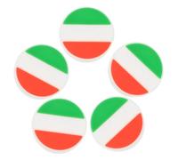 LIFKICH Smorzatore per Racchetta da Tennis, 5 Pezzi, Silicone | Racchette e Corde, per Incontri e Gioco di Racquetball, Accento Decorativo, Stabilità Dell'attrezzo