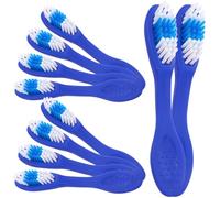 LIFKICH Spazzolino da Denti Anti-autolesionismo Set 10 Pezzi Setole Morbide, Mini Spazzolino Portatile Corto Manico Ergonomico, per Uso Carcerario e Viaggio, Accessori per Igiene Orale