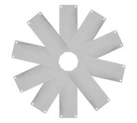 LIFKICH Targhetta in Acciaio 10 Pezzi 100X50Mm 4 Fori, Placca Vuota per Incisione Dettagliata, Accessorio per Porte Casa e Ufficio, per Incisori e Fai da Te