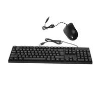 LIFKICH Tastiera e Mouse Cablati Full Tastiera Silenziosa e Mouse Ergonomico per Computer Combo Accessori e Laptop Reattività e Affidabilità