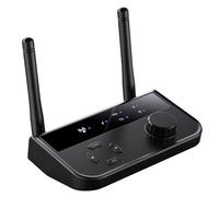 LIFKICH Trasmettitore Ricevitore Audio Wireless Stereo Adattatore Per Tv Connessione Senza Fili Tra Dispositivi Tecnologia e Doppia Antenna Per Migliorare La Trasmissione Stabile