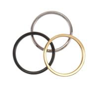 LIFKOME 1 Impostato squillo ringlith rings gioelli giogielli gioglielli deaglio anelli per le dita impilabili anello Anello decorativo anello per coppia Acciaio inossidabile