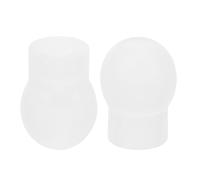 LIFKOME 1 Paio di Auricolari in Silicone per Stetoscopio, Sostituzione Morbida e Adattabile, Migliora L'esperienza di Ascolto per Medici, Accessori Professionali di Colore Chiaro