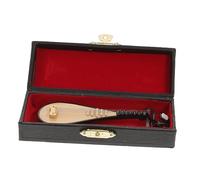 LIFKOME 1 Pc Modello Pipa Mini Strumenti Musicali Corone D'oro Per L'artigianato Modello Di Strumento Musicale Pipa Ornamento Del Violino Regalo Legno Uomini e Donne Liuto