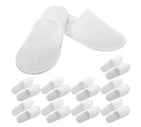 LIFKOME 10 Paia Pantofole Usa e Getta Antiscivolo per Ospiti Pantofole Monouso Sottili 4Mm in Lino 28X11 CM e Spa per Casa Viaggi e Salone