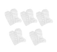 LIFKOME 10 Pezzi Copriscarpe Monouso Trasparenti Alta Copertura Impermeabili e Antiscivolo con Elastico per Protezione Scarpe da Pioggia e Sporco Viaggio e Outdoor Colore
