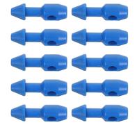 LIFKOME 10 Pezzi Inserto in Gomma, Accessorio Blu in Plastica | Pesca e Ambienti Sommersi, Migliora Tenuta, Tensione e Stabilità, Riduce i Colpi Mancati