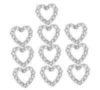 LIFKOME 10 pezzi Nail Charms in Zincata Hollow-out Decorazioni Unghie Manicure Resistenti Piccoli per Nail Art per Design Creativi