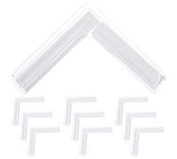 LIFKOME 10 Pezzi Protezioni Angolari Trasparenti in Silicone per Mobili, Protezione per Bordi, Paraspigoli Morbidi per Tavoli e Scrivanie, Sicurezza e Antiurto