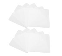 LIFKOME 10 Pezzi Scudo Termico per Estensioni Chioma in Pvc Bianco, Protettore per Chioma Dalla Colla, Facile da Rimuovere, per Uso Professionale e Domestico