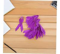 LIFKOME 100 Pezzi Spille Nastro Consapevolezza Raso Resistente e Leggero Spille per Famiglia Violenza e Pancreatic Cancer per e Memorial