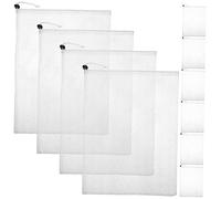 LIFKOME 10pezzi Borsa Rete in Poliestere Coulisse Per Conservare Frutta e Riutilizzabile e Lavabile Per Uso e Viaggio