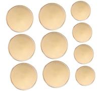 LIFKOME 10pezzi Monete Grezze per Incisione Piccole Monete Artigianali per o Decorazioni Personalizzate Regali Fai da Te Unici