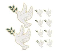 LIFKOME 10pezzi Spilla in Metallo Spilla Bavero Per Accessorio Per Formali e Casual Come Per Esprimere Armonia e Buona Volontà