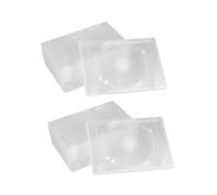 LIFKOME 12 pezzi Custodie CD Dvd Trasparenti Resistenti con Vassoio Chiaro Assemblato Organizer Elegante per Collezionisti di Musica Film e Giochi