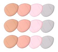 LIFKOME 12 pezzi Mini Spugnetta Fondotinta Viso Morbida e Delicata per Trucco Comfort e Applicazione Uniforme Mix Colori