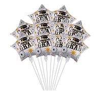 LIFKOME 12 Pezzi Palloncini Decorativi per Laurea Alluminio da Eleganti e Leggeri per Feste per Celebrazioni e Fotografie Gruppo