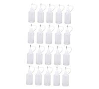 LIFKOME 15 Pezzi Bottiglie Dosatrici Olio con Punta Ago di Precisione Applicatori Squeeze per Colla Resistente e Leggero per Lavori di Riparazione e Artigianato