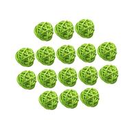 LIFKOME 15 Pezzi Palline in Vimini Decorazioni Sospese in Vite Verde per Natale Casa Bar Asilo Sfere Artigianali Resistenti e Decorazioni Centrotavola Creative