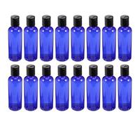 LIFKOME 16pezzi Flaconi Ricaricabili Viaggio con Pressione per Shampoo Bagnoschiuma e Cosmetici