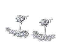 LIFKOME 1paio Orecchini Perno Zircone Sei Artigli Per Donne Design Elegante E Leggero Orecchini Da Cerimonia E Quotidiani Per Momenti Speciali