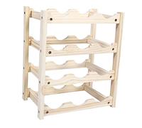 LIFKOME 1pezzi Portabottiglie in Multistrato Bottiglie Per Vino Lattine e Barattoli Antiscivolo Adatto Per Uso e Cantina Decorativo