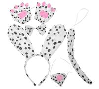 LIFKOME 1set Costume Orecchie e Per Halloween e Natale Accessori Cosplay Per Animali Domestici Design Adorabili Include Corpetto e