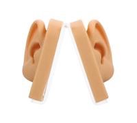 LIFKOME 1Set Silicone per Orecchie Strumento per Piercing e Esposizione Gioielli per Orecchio e Carnagione