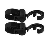 LIFKOME 2 per Rotativi Clip per Appendere Borse e Pannolini Gancio per Carrozzina con Design Semi Chiuso per Maggiore Sicurezza e