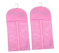 LIFKOME 2 Pezzi Borsa Porta-estensioni Per Borsa Porta-parrucche Con Gancio Per Più Parrucche Fornitura Di Imballaggio Per Parrucche Trasparente Per Aziende