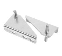 LIFKOME 2 pezzi Cerniera Frigorifero in Acciaio Inox Kit per Riparazione Porta Freezer Installazione Facile per Cucina e Uso Commerciale