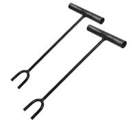 LIFKOME 2 Pezzi Chiave Valvola Acqua con Manico T Ergonomico Strumento Estensione in Ferro per Apertura e Chiusura Valvole in Spazi Stretti Resistente e Antiusura per Interventi di