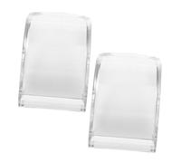 LIFKOME 2 pezzi Custodie Orologi Trasparenti in Acrilico Scatola Espositiva Quadrata per Appenderle Organizer Orologi da Polso Uomo Donna per Casa e Negozio