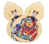 LIFKOME 2 Pezzi Feng Shui Cinesi Taisui Anno del Serpente Carte Protettive Portatili per Ricchezza e Pace Design Tradizionale per Decorazioni Capodanno e Regali Tema