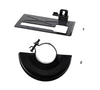 LIFKOME 2 Pezzi Kit Accessori per Smerigliatrice Angolare con Supporto Regolabile e Protezione Resistente Copertura Sicurezza per Lavorazioni e Levigatura