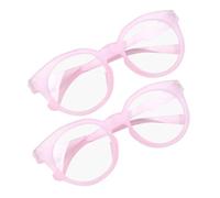 LIFKOME 2 Pezzi Occhiali Luce Blu Rosa Protezione Schermo Computer e Gaming Confortevoli e Leggeri con Filtro Luce per Studio e Divertimento