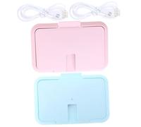 LIFKOME 2 pezzi Scaldasalviette USB Portatile per Dispenser Termostato per Salviette Umidificate Leggero e Compatibile con Salviette di Varie Dimensioni per Cambio Pannolino Confortevole