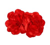 LIFKOME 2 pezzi Spilla Fiore Stoffa Grande Fatta Mano Spilla da Bavero Elegante per Abiti da Cerimonia Matrimonio e Banchetto Accessorio Moda Donna