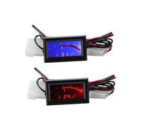 LIFKOME 2 Pezzi Termometro Elettronico da Cucina Puntatore Incassato Blu e Rosso Display LCD Ultra Chiaro Portatile e Affidabile per Controllo Temperatura Alimenti