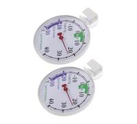 LIFKOME 2 pezzi Termometro per Frigorifero e Congelatore Strumento Monitoraggio Della Temperatura per Uso e Display e Materiali Resistenti per Freddi