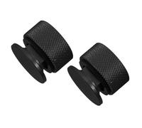 LIFKOME 2 Pezzi Viti Laterali in Alluminio con Rondella in Silicone Antiscivolo per Elementi di Fissaggio Casco da Saldatura, Ricambio Regolabile per Cappe e Cappucci Saldatore, Accessori