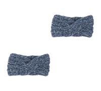 LIFKOME 2 Pz cerchio per fascia per lavorata a maglia nastri per extension coda di cavallo per bambini verde fascia di lana fascia per da donna Blue